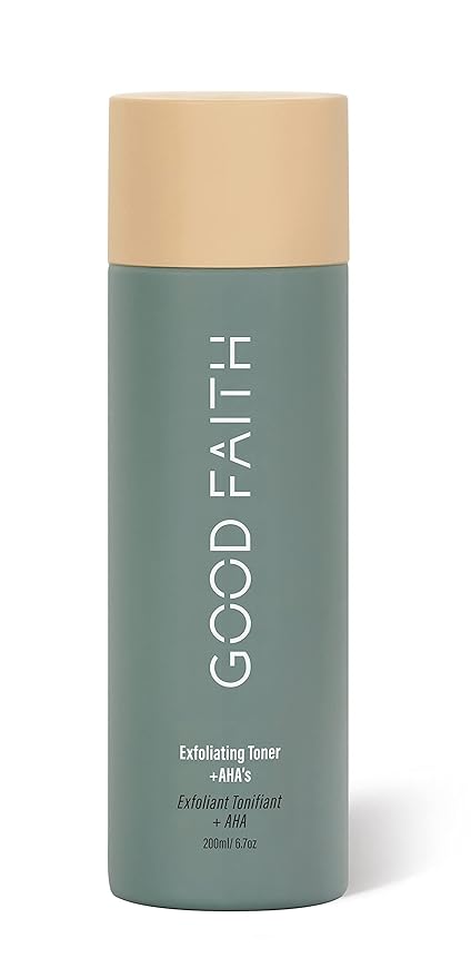 Good Faith - GOOD + Glowing Set - Brightening Skincare Value Kit - 3pcs Exfoliating Toner, Brightening Serum, Softening Moisturizer - Vegan - Cruelty Free-BrightBean Baby