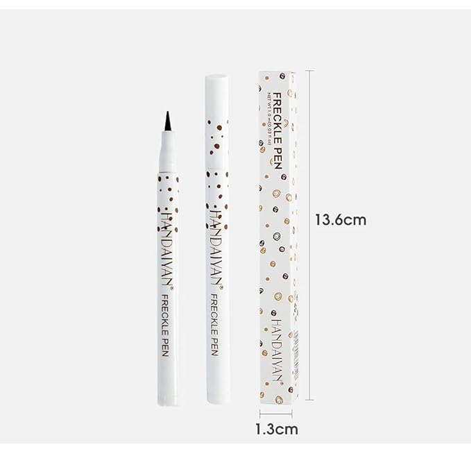 Freckle Pen 4 Colors Available, Natural Lifelike Freckle Makeup Pen, Waterproof Long Lasting Quick Dry - Light Brown, Natural Coffee, Chestnut, Dark Brown (2Pack) (3-Chestnut + 4-Dark Brown)-BrightBean Baby