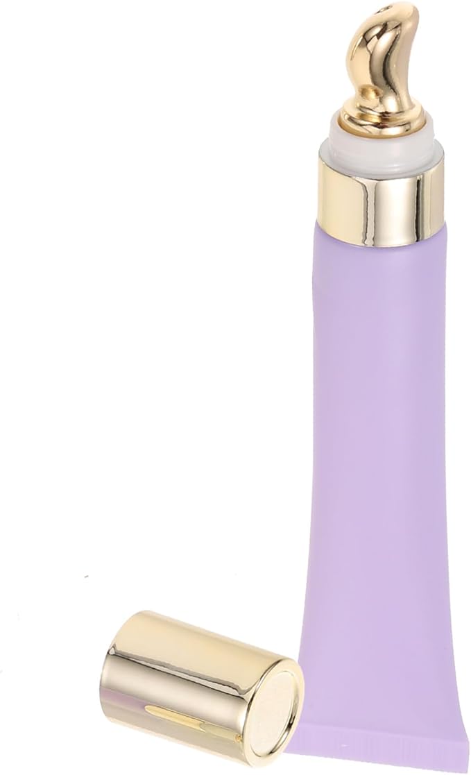 Empty Eye Cream Squeeze Tubes: 20ml Refillable Essential Oil Roller Sample Travel Container Cosmetics Roll on Bottle Dispenser for Lip Balm Gloss-BrightBean Baby