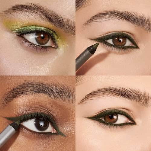 Wonderskin 1440 Longwear Green Eyeliner Pencil with Sharpener - Waterproof, Sharpenable Eyeliner Pencil & Smudge Proof Green Eye Liner Pencils (Olive)-BrightBean Baby