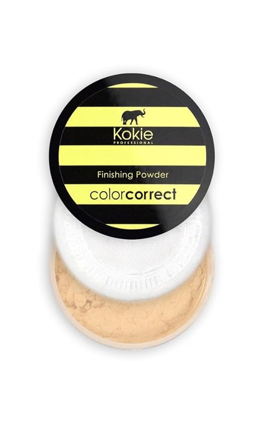 Kokie Cosmetics Setting Powders, Yellow - Darkness Correction, 0.18 Ounce-BrightBean Baby