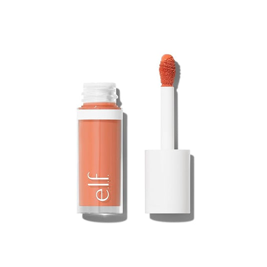 e.l.f. Camo Liquid Blush, Long-lasting Liquid Blush For High-pigment Color, Creates A Soft, Dewy Finish, Vegan & Cruelty-free, Peach Perfect-BrightBean Baby