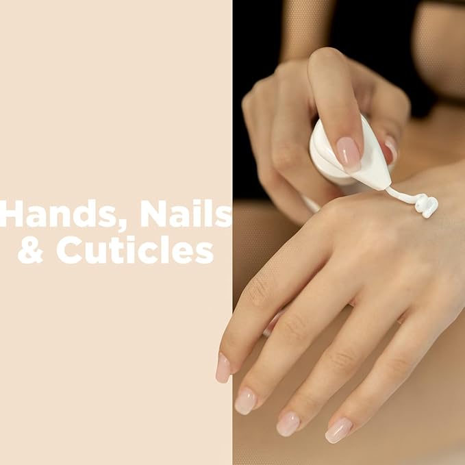 Hydrating Lotion for Dry Hands, Nails, and Cuticles, 8.5 fl. oz., Daily Moisturizing Skincare for Soft, Sensitive Skin with Shea Butter and Ceramides-BrightBean Baby