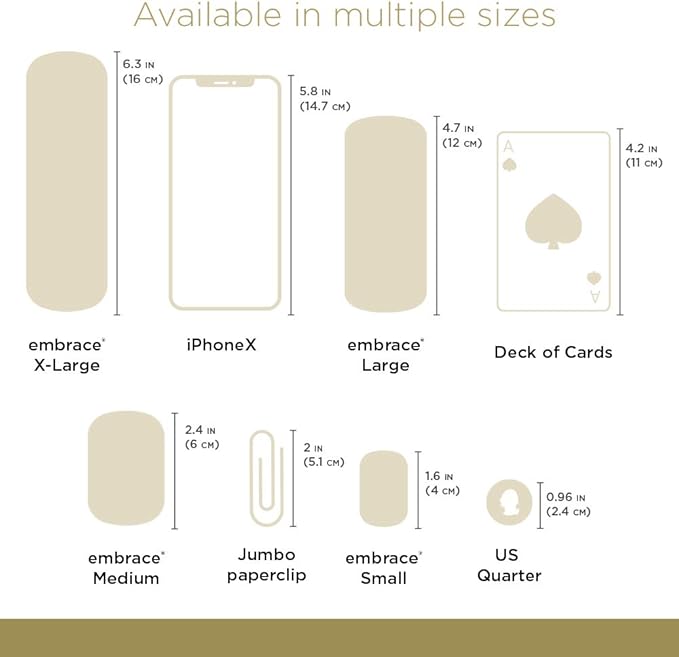 Embrace Scar Treatment, Silicone Sheets for New Scars with Active Scar Defense, Extra Large 6.3 Inch Sheets, 60 Day Supply (Recommended Treatment)-BrightBean Baby