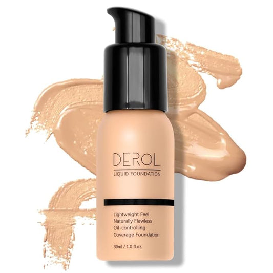Foundation Full Coverage Liquid Foundation Cream - Lightweight Concealer - Suitable for All Skin Types (cheese 03)-BrightBean Baby