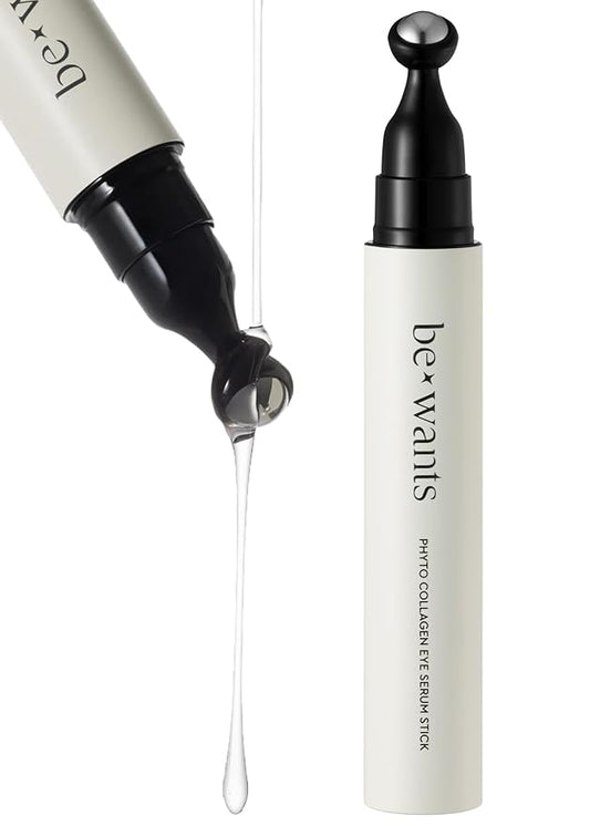 Bewants Eye Roller with Serum Made with Bamboo Water | Eye Serum for Puffiness and Bags Under Eyes | Under eye roller for dark circles | Dark Eyes Circle Treatment | Korean Skincare-BrightBean Baby