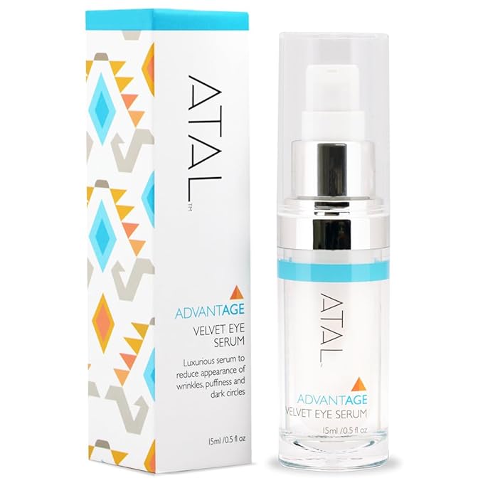 – Advantage Velvet Eye Serum, Reduce Eye Puffiness, Dark Circles, Anti Aging Eye Cream, Firms, Hydrated, Haloxyl, Eyeliss, Matrixyl 3000, Hyaluronic Acid, Non Greasy, Fragrance Free (0.5 oz.)-BrightBean Baby