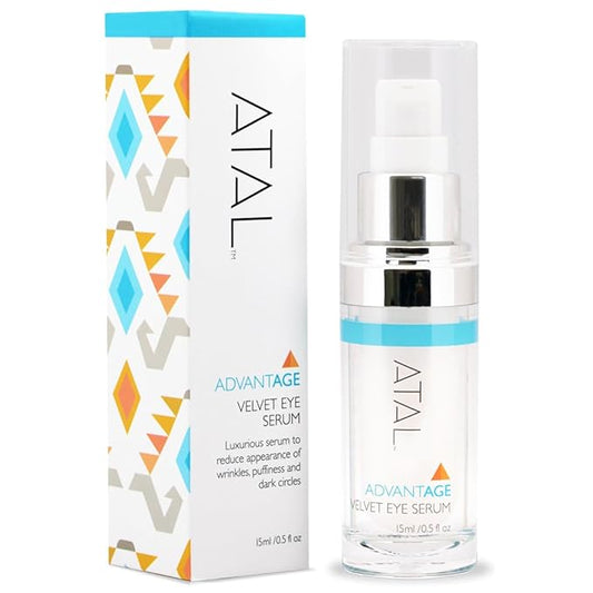 – Advantage Velvet Eye Serum, Reduce Eye Puffiness, Dark Circles, Anti Aging Eye Cream, Firms, Hydrated, Haloxyl, Eyeliss, Matrixyl 3000, Hyaluronic Acid, Non Greasy, Fragrance Free (0.5 oz.)-BrightBean Baby