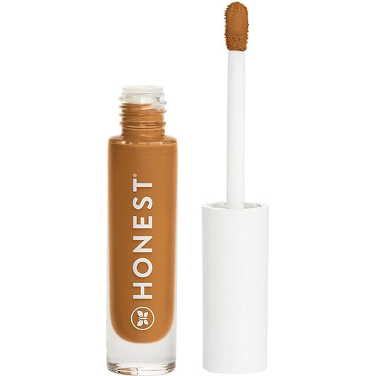 Honest Beauty Fresh Flex Concealer with Niacinamide + Vitamin E + Hyaluronic Acid | Vegan + Cruelty free | Latte, 0.17 fl oz-BrightBean Baby