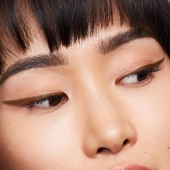 MAKE Beauty Continuum Waterproof Gel Eyeliner Pencil. Creamy, Pigmented Multi-Use, including Waterline with Built-in Sharpener and Blending Brush. Smudge-Proof Makeup. Shade - Otherworld, Bronze-BrightBean Baby