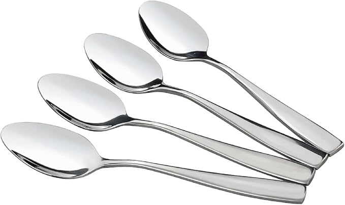 16-Piece Stainless Steel Dessert Spoons