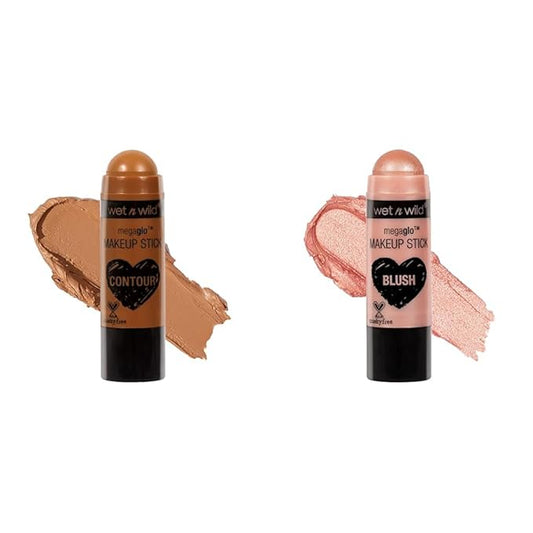 wet n wild MegaGlo Makeup Stick Bundle - Call Me Maple & Peach Bums-BrightBean Baby