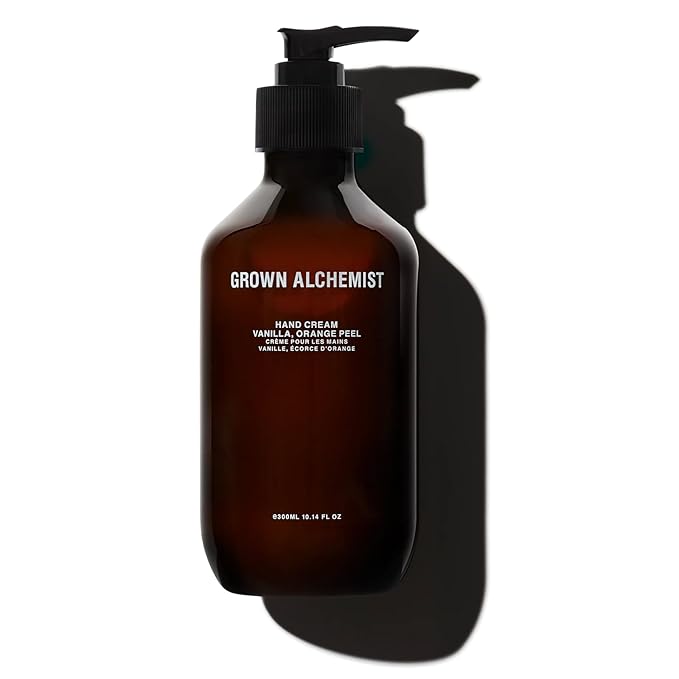 Grown Alchemist Hand Cream - Vanilla and Orange Peel. Non-Greasy Moisturizer that Soothes and Softens Hands (300ml).-BrightBean Baby