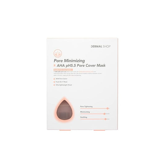 Transparent Pore Reducing Mask AHA pH5.5 Dermal Shop-BrightBean Baby