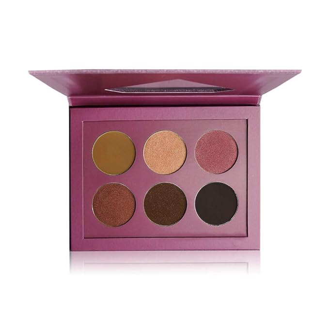 Medium-Sized Magnetic Makeup Palette with Diamond-Shaped Transparent Window-BrightBean Baby