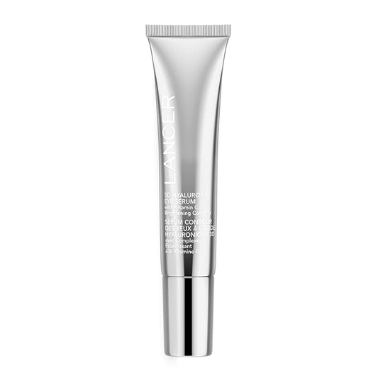 Lancer Skincare 3D Hyaluronic Eye Serum with Vitamin C Brightening Complex, Anti-Aging Eye Cream, 0.5 Fluid Ounces-BrightBean Baby