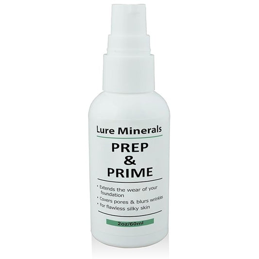 Lure Minerals Prep and Prime Foundation Primer, 2oz (Compare to Bare Min,)-BrightBean Baby