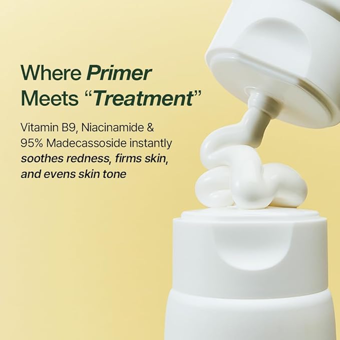 NDP Vitamin B9 Tone-up Cream, Silicone Free Face Primer for Pore Minimizing, 95% Pure Cica Extract, Breathable Skin Formula, Glass Skin & Lightweight, V-Cream Clean K-Beauty (65ml / 2.19 Fl Oz)-BrightBean Baby