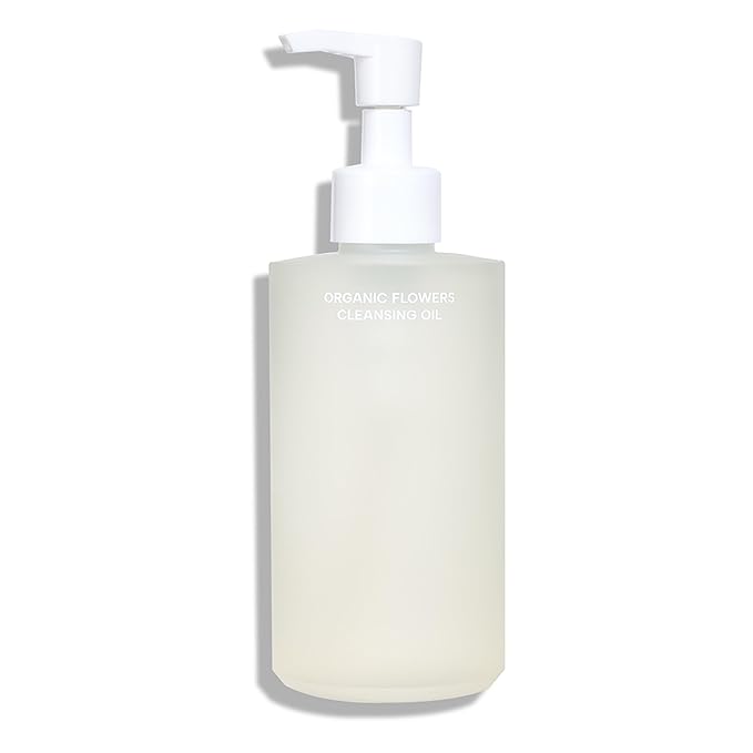 Whamisa Organic Flowers Cleansing Oil, Face Cleanser, Postbiotic-Rich Makeup Remover for Deep Cleansing, Pore Care, Rolling, Fermented, Easy Clean (260ml)-BrightBean Baby