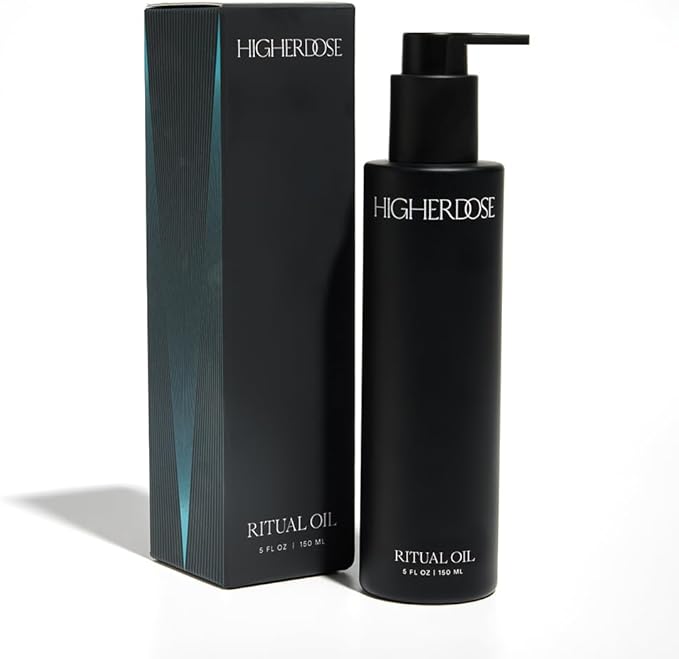 HigherDOSE Ritual Oil - Ayurvedic Daily Nourishing Body Oil for Dry Skin - Moisturizing Body Oil Enriched with Sea Buckthorn & Essential Oils to Deliver Nourished, Toned & Glowing Skin (5 Fl Oz)-BrightBean Baby