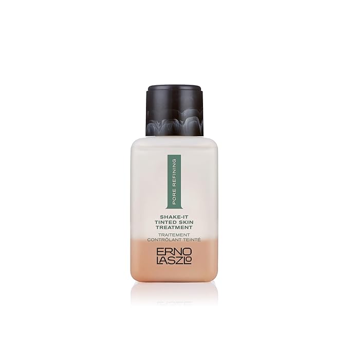 Erno Laszlo Shake-It Tinted Skincare Finisher, Neutral Face Tint for Lighter Complexions, Even Skin Tone & Refine Pores - Pore Minimizer for Face with Natural Matte Finish (3 Fl Oz) Tinted Moisturizer-BrightBean Baby