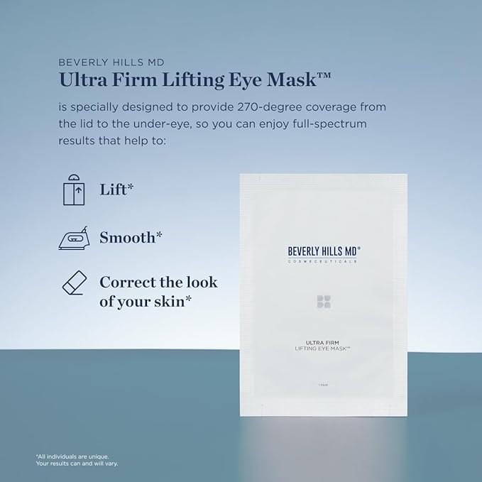 Ultra Firm Lifting Eye Mask- Visibly Lift, Tighten, Contour Eye Area for Wrinkles, Dark Circles- Skin Smoothing & Brightening- Visibly Reduce Signs of Aging w/Rhodiola Rosea Extract-BrightBean Baby