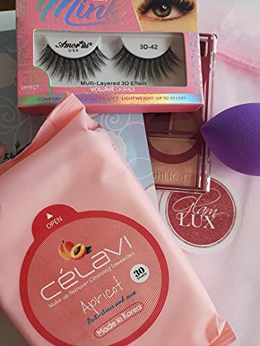 Beauty Bundle Box of 5 Full Size Cosmetic Products, Great gifts under $10, Includes a range of products eyeshadow, eyeliners, lip liners, glitter, lip gloss, bronzers, & highlighters-BrightBean Baby