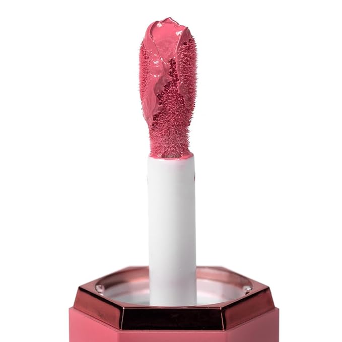 Palladio Liquid Blush for Cheeks & Lips 2-in-1 Makeup Face Blush, Weightless Cream Formula, Smudge Proof Long-Wearing Pigmented Blush, Natural Look Makeup Face Blushes, Dewy Finish, Cool Pink-BrightBean Baby