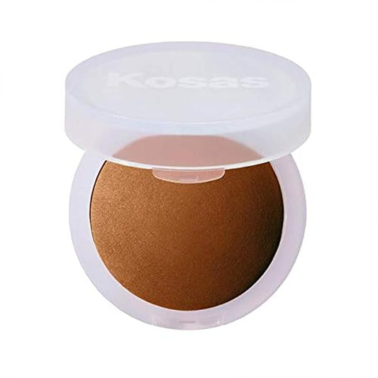 Kosas Cloud Set Face Setting Powder | Smoothing Shine Control, Soft, Sheer Setting Translucent Makeup Finish, Portable & Long-Lasting (Sheer Tan Deep)-BrightBean Baby