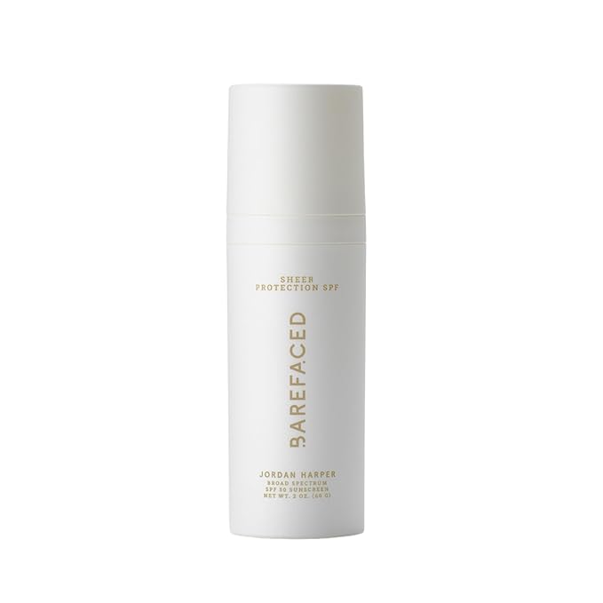 Barefaced Sheer Protection SPF 50+ – Broad-Spectrum Face Sunscreen for women with Zinc Oxide, Niacinamide & Hyaluronic Acid – Oil-Free UV Protection, Hydration & Anti-Aging with Universal Tint (60ml)-BrightBean Baby