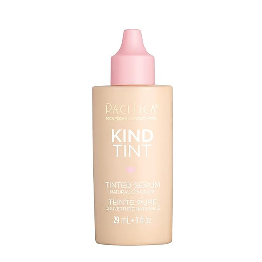 Pacifica Beauty Kind Tint Tinted Serum, Skincare, Vegan Collagen, Hyaluronic Acid, Vitamin C, Niacinamide, Caffeine, Hydrating, Lightweight Foundation, Natural Dewy Skin, Shade 19, 1 fl oz (1 Count)-BrightBean Baby