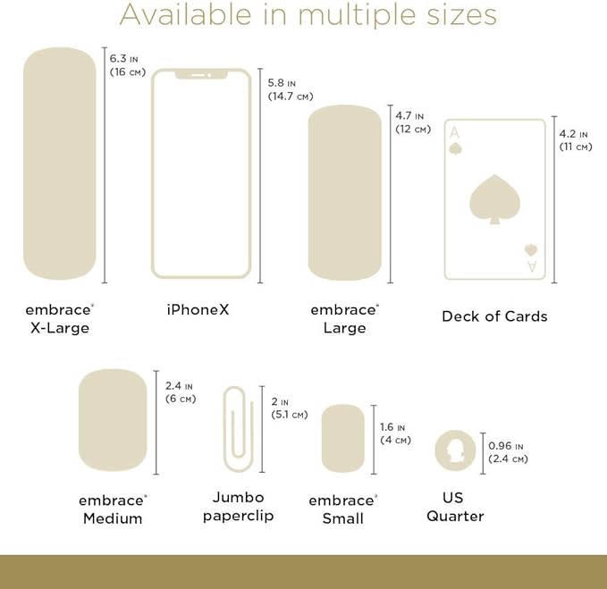 Embrace Active Scar Defense for New Scars, FDA-Cleared Medical-Grade Silicone Scar Sheets for Hypertrophic & Keloid Scar Treatment, 6.3 Inch, Extra-Large, 30-Day Supply-BrightBean Baby