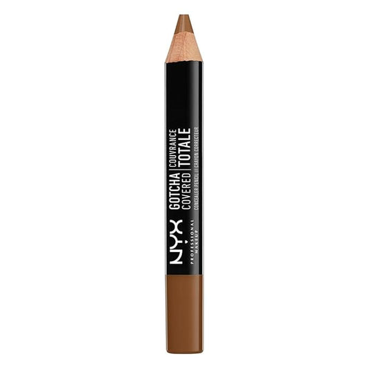 NYX Professional Makeup Gotcha Covered Concealer Pen, Cappuccino, 0.04 Ounce-BrightBean Baby