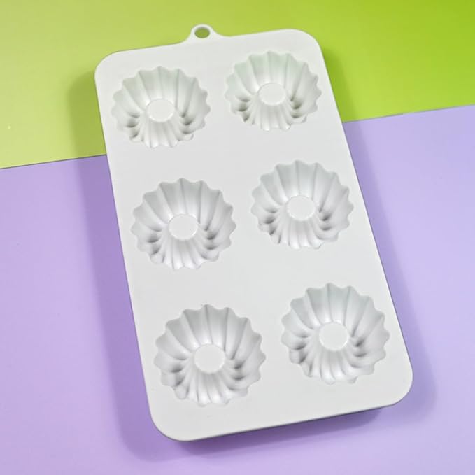 mostsom Silicone Mold Savarin Chocolate Molds Star Mountain Mousse Cake Mold DIY Bakeware Molds (A_8.88x4.68x0.8 inch)