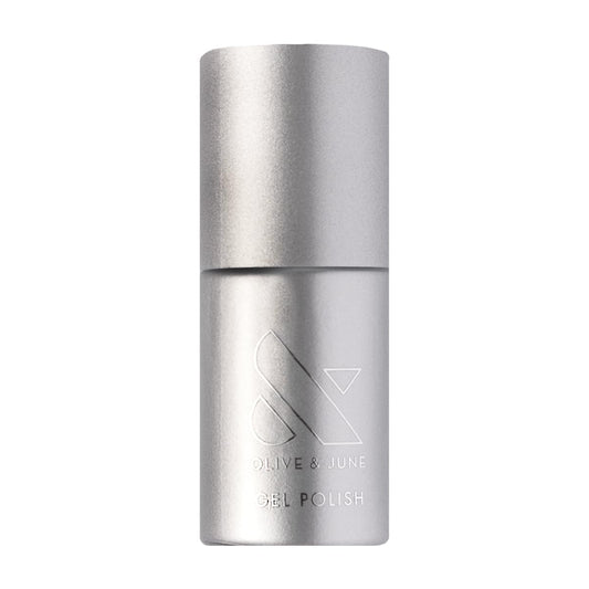 Olive & June Gel Polish | UV LED Nail Lamp Needed | Long Lasting Formula | Up to 21 Days of Wear | Damage-Free Removal | Salon-Quality Manicure at Home| Cosmic Silver | Silver Metallic-BrightBean Baby