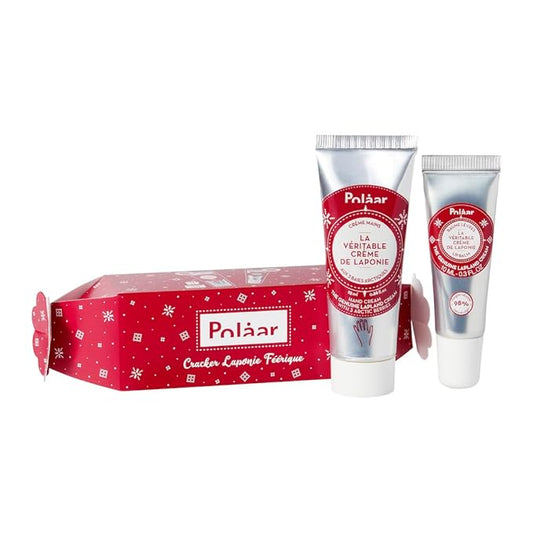 Polåar - Enchanting Lapland Cracker - Lip Balm and Hand Cream - Nourishes, repairs, protects - Cruelty Free, Made in France - 2 pcs-BrightBean Baby