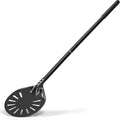 6” Pizza Turning Peel - Extra Long Handle Pizza Turner - Restaurant-Grade Aluminum Perforated Pizza Peel Lightweight Metal Outdoor Pizza Oven Accessories