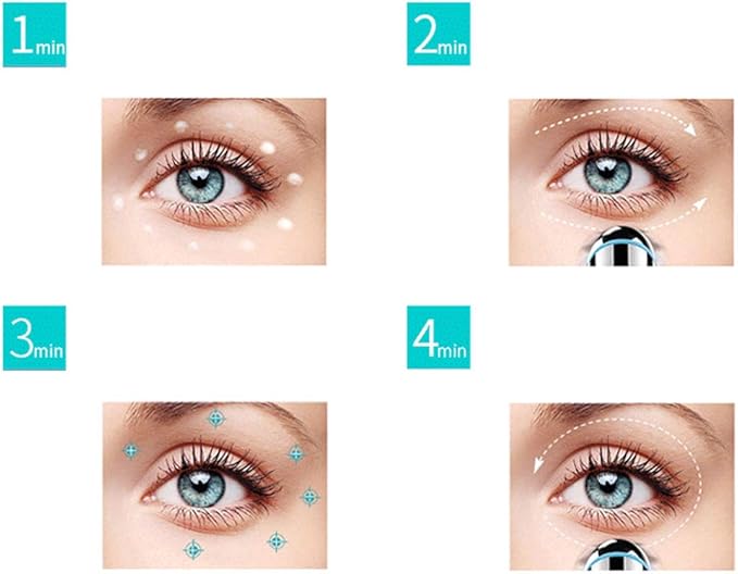 Eye Face Massage Tool Wand Pen, Portable Electric Eye Lift Wand Heated Warm Eye Lip Massager Vibration Skin Care Tool for Eyes-BrightBean Baby