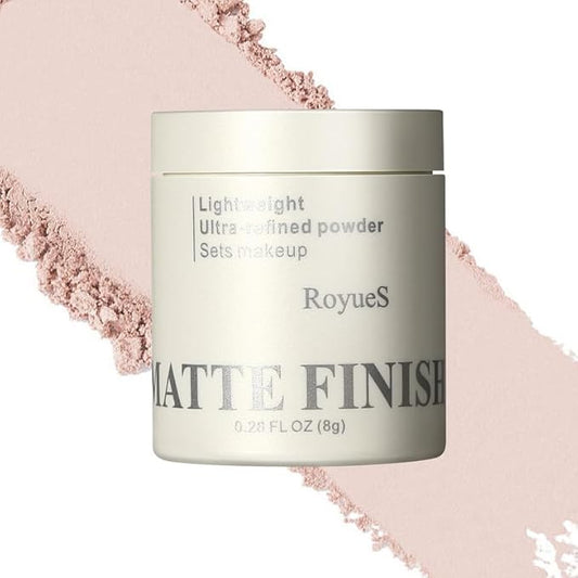 Pink Loose Setting Powder For Women, High-Definition Traceless Face Setting Powder, Oil Control Waterproof Setting Makeup, Lasting Coverage, Lightweight Fine Texture, Soft Focus Finish, 02-BrightBean Baby
