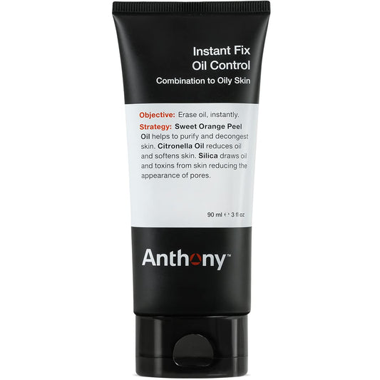 Anthony Instant Fix Oil Control for Men – Mattifying Lotion for Oily Skin – Moisturizer and Pore Minimizer Instantly Eliminates Shine – 3 Fl Oz-BrightBean Baby