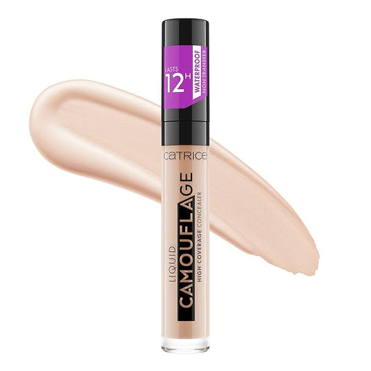 Catrice | Liquid Camouflage High Coverage Concealer | Ultra Long Lasting Concealer | Oil & Paraben Free | Cruelty Free (007 | Natural Rose)-BrightBean Baby