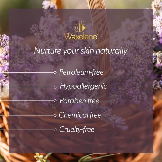 Waxelene Lavender Aerated Lip Balm Tin 4 Piece, Best Lip Balm Ever Organic Calming Multipurpose Ointment Baby Eczema Dry Skin Face Moisturizer-BrightBean Baby