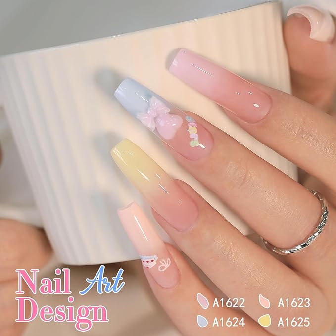 Double Rhythm 0.50 OZ Translucent Gel Polish Same Color Same Bottle Sheer Pastel Neutral Natural Milky 15 ML Jelly UV Nail Art DIY at Home (Beige-A1621)-BrightBean Baby