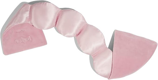 Nodpod Gentle Pressure Silk Sleep Mask | Patented Light Blocking Design for Sleeping, Travel & Relaxation | Bead Filled, Machine Washable (Petal)-BrightBean Baby