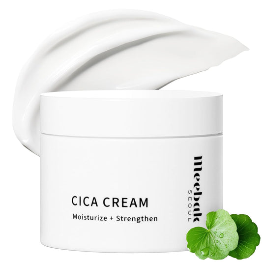Meebak Cica Cream | Daily Repair Moisturizer with Niacinamide, Ceramide, & Retinol | Deep Hydration & Soothing | Locks in Moisture | Suitable for Sensitive Skin-BrightBean Baby