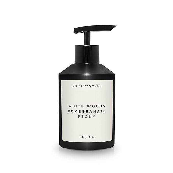 ENVIRONMENT Inspired by 5-Star Hotels ARH Lotion, 300ml Luxury Scented Lotion (White Woods | Pomegranate | Peony) Bathroom Luxury, Men & Women High-End Body Lotion, Hand Cream, Dry Skin Treatment-BrightBean Baby