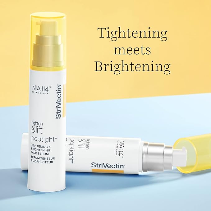 StriVectin Tighten & Lift Peptight Tightening & Brightening Face Serum with Peptides for Even Skin Tone, 1.7 Fl Oz-BrightBean Baby