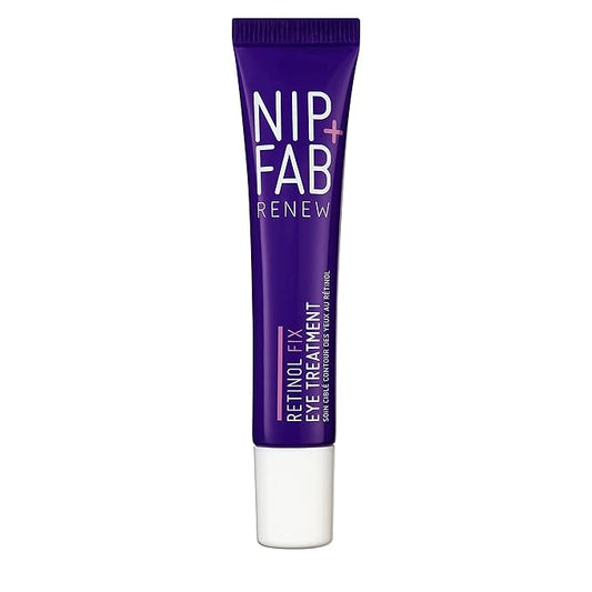 Nip+Fab Retinol Fix Eye Treatment Cream 15 ml | Encapsulated Pure Retinol | De-puffs, Firms and Tackles Dark Circles | Vitamin C | Help Smooth Fine Lines | Ceramides and Hyaluronic Acid-BrightBean Baby
