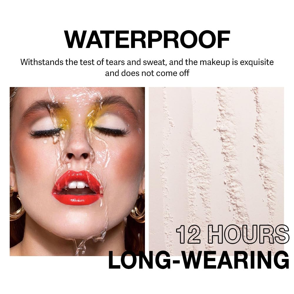 AMY'S DIARY White Black Pink Matte Eyeshadow Palette 3 pics set – Long-Lasting & Highly Pigmented, Vegan & Cruelty-Free-BrightBean Baby