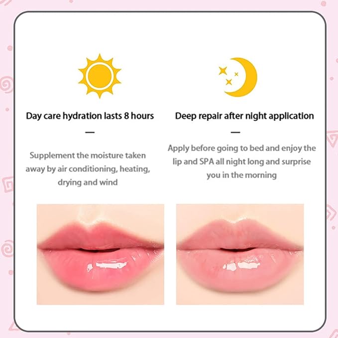 2Pcs Crystal Jelly Lip Oil Big Brush Head Moisturizing Lip Gloss Hydrating Tinted Lip Balm, Long Lasting & Nourishing Lip Glow Oil, Non-sticky Fresh Texture-BrightBean Baby